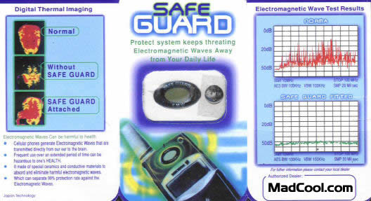 Safe Guard Radiation Blocker Stickers